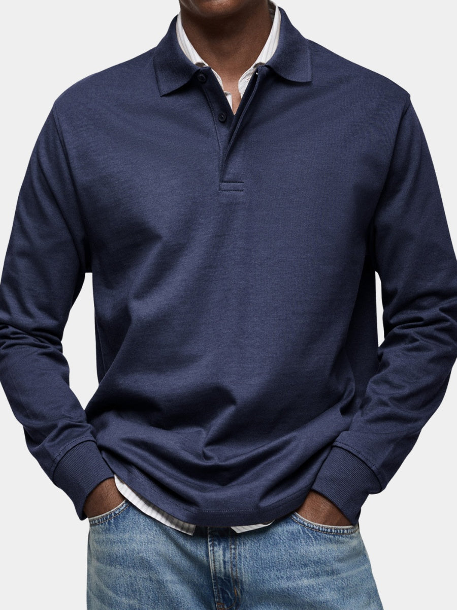 Tucker™ | Polo de manga larga con cuello clásico