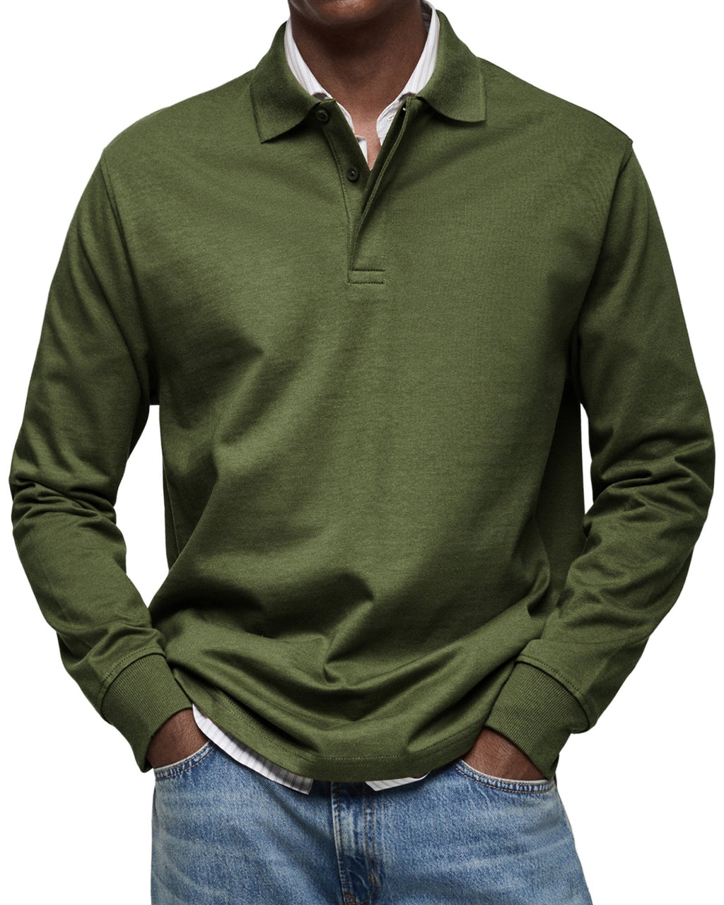 Tucker™ | Polo de manga larga con cuello clásico