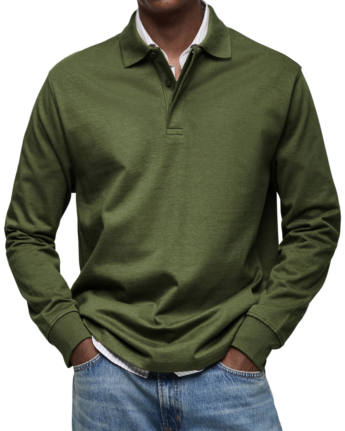 Tucker™ | Polo de manga larga con cuello clásico