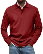 Tucker™ | Polo de manga larga con cuello clásico