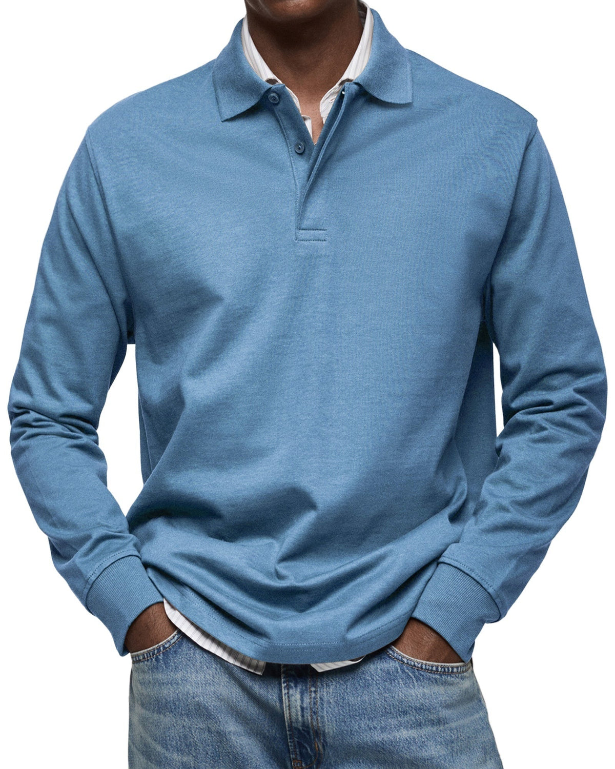Tucker™ | Polo de manga larga con cuello clásico