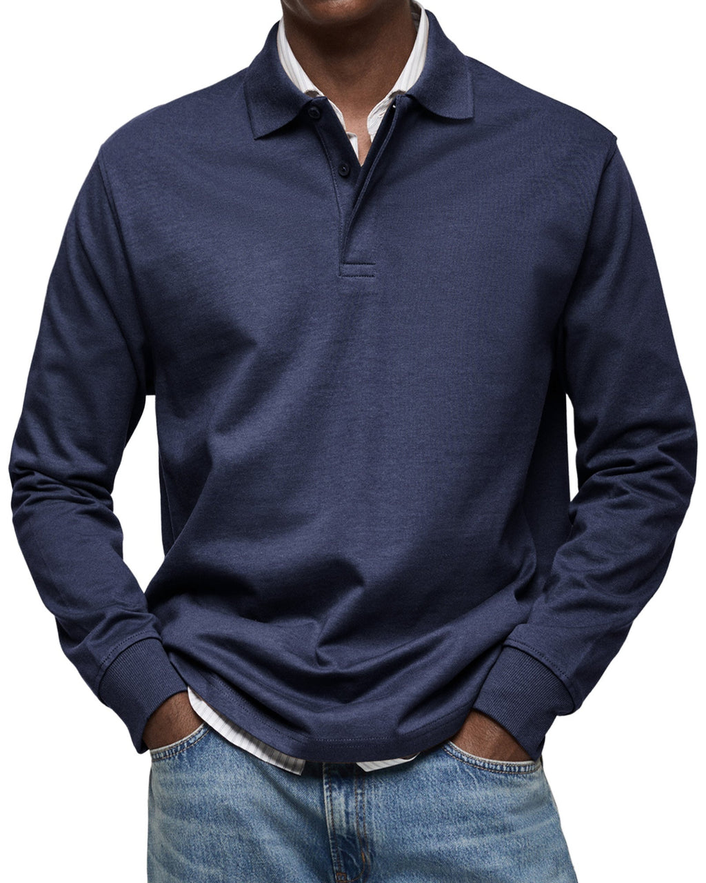 Tucker™ | Polo de manga larga con cuello clásico