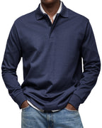 Tucker™ | Polo de manga larga con cuello clásico