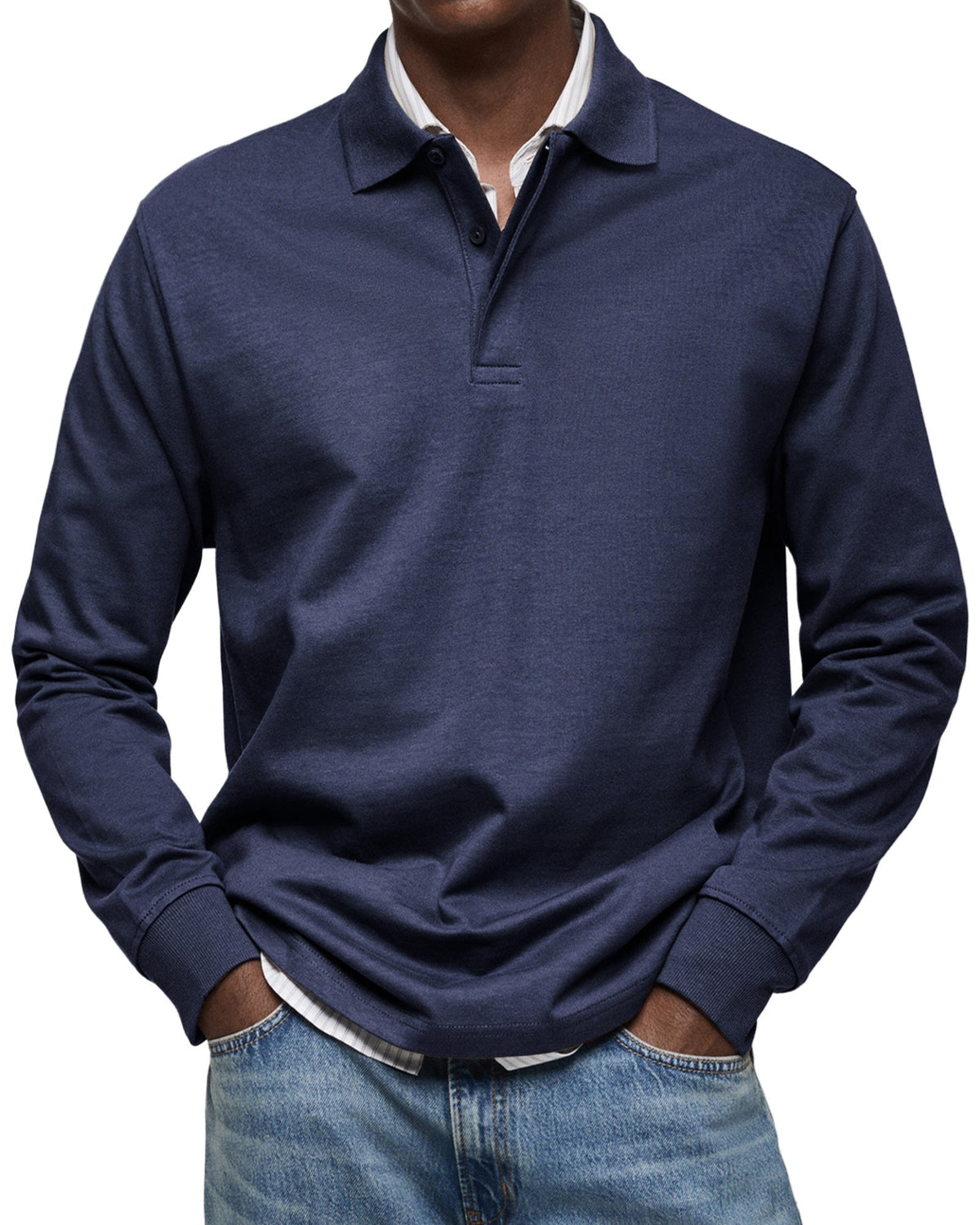 Tucker™ | Polo de manga larga con cuello clásico