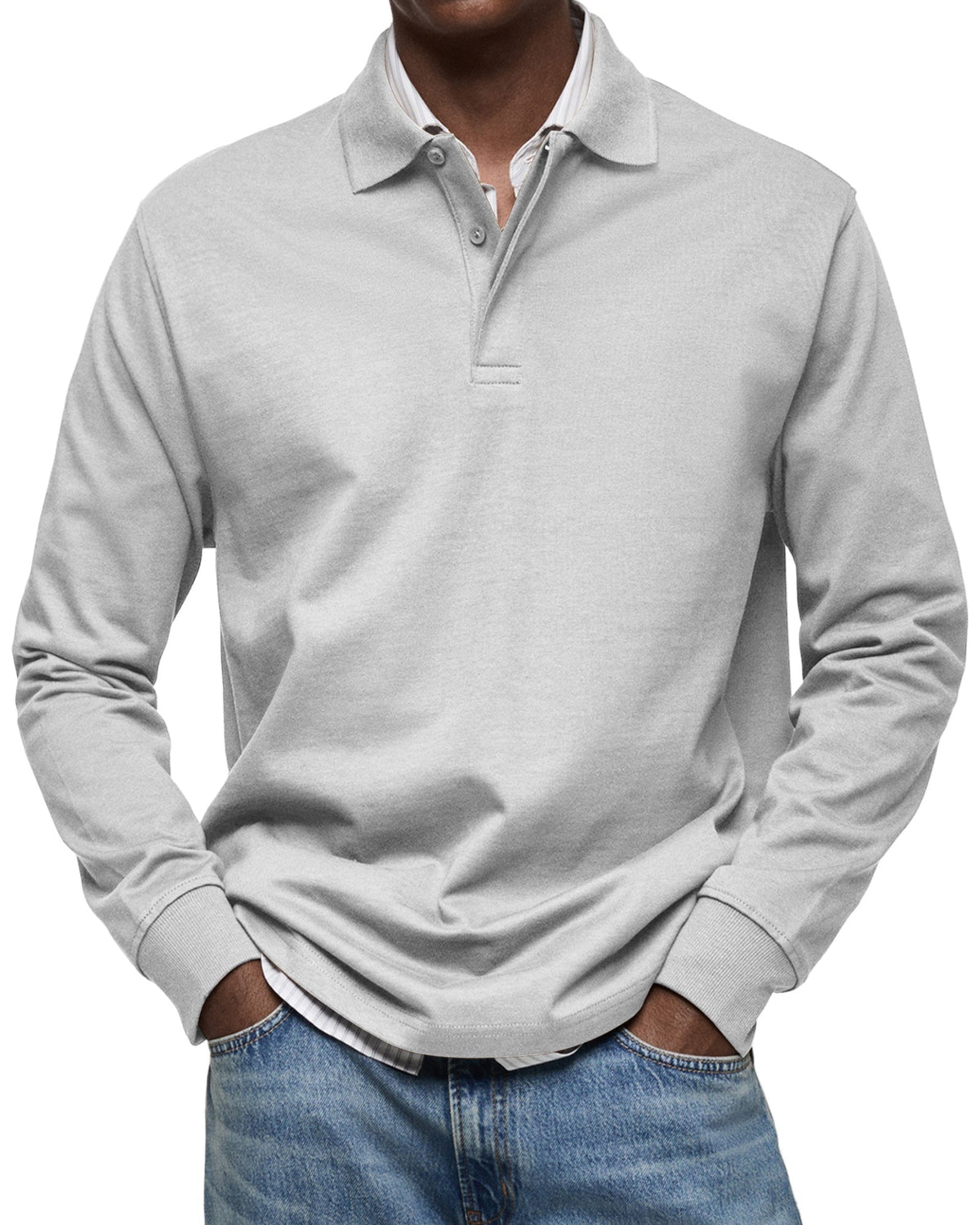 Tucker™ | Polo de manga larga con cuello clásico