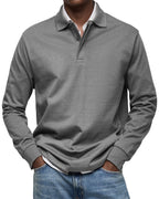Tucker™ | Polo de manga larga con cuello clásico