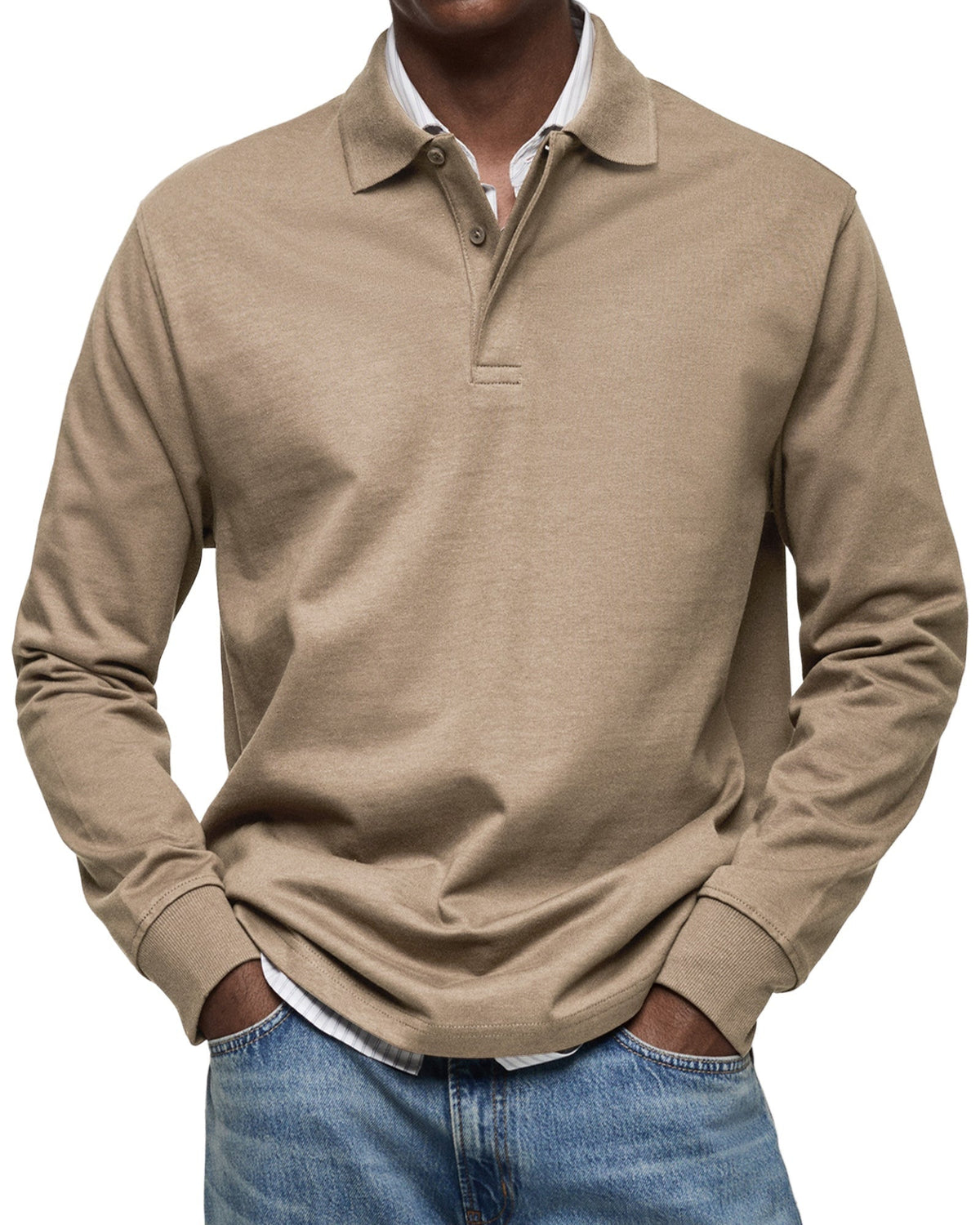 Tucker™ | Polo de manga larga con cuello clásico