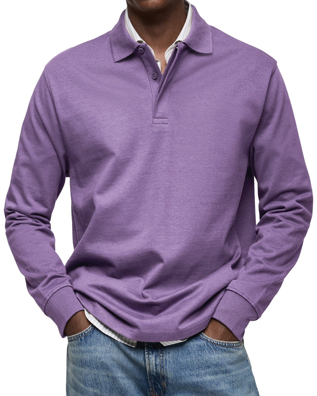 Tucker™ | Polo de manga larga con cuello clásico
