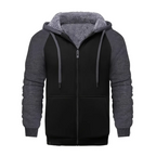Owen™ | Sudadera con cremallera y capucha forrada de sherpa