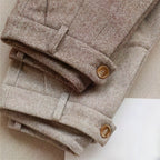 Adam™ | Pantalón de vestir de espiga corte recto