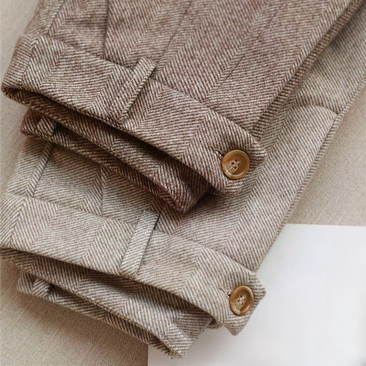 Adam™ | Pantalón de vestir de espiga corte recto