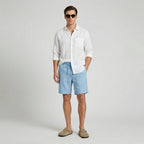 Zachary™ | Bermudas de lino con cintura elástica y cordón