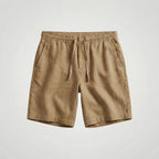 Zachary™ | Bermudas de lino con cintura elástica y cordón