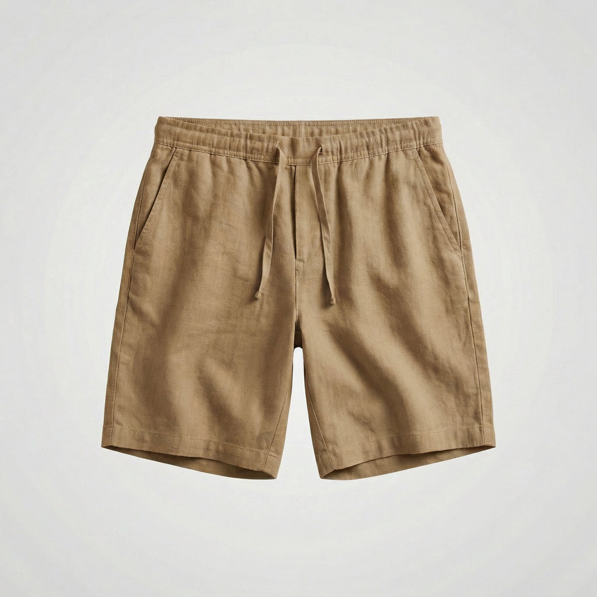 Zachary™ | Bermudas de lino con cintura elástica y cordón