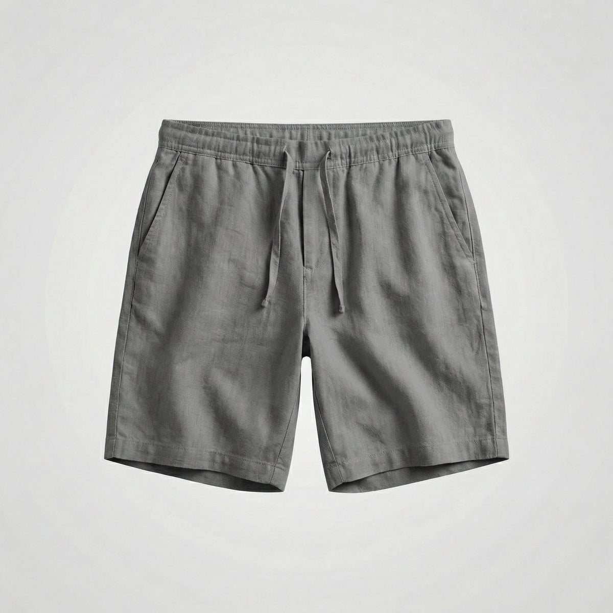 Zachary™ | Bermudas de lino con cintura elástica y cordón