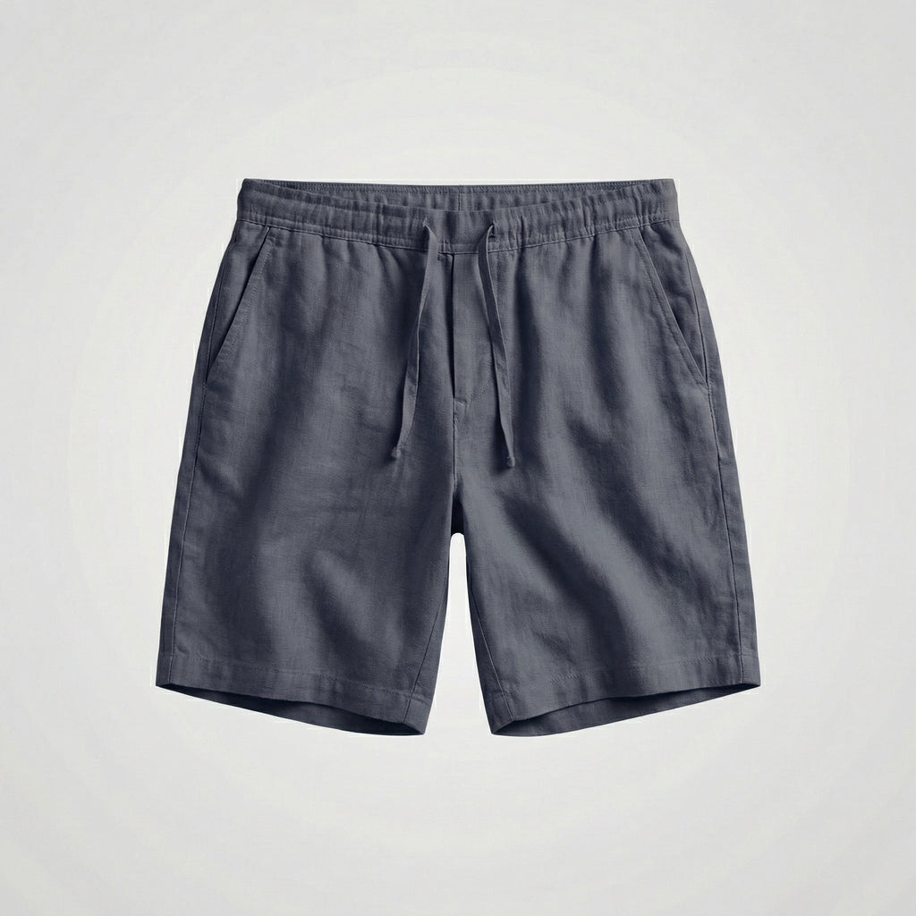 Zachary™ | Bermudas de lino con cintura elástica y cordón