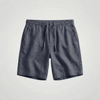 Zachary™ | Bermudas de lino con cintura elástica y cordón