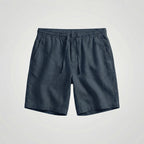 Zachary™ | Bermudas de lino con cintura elástica y cordón