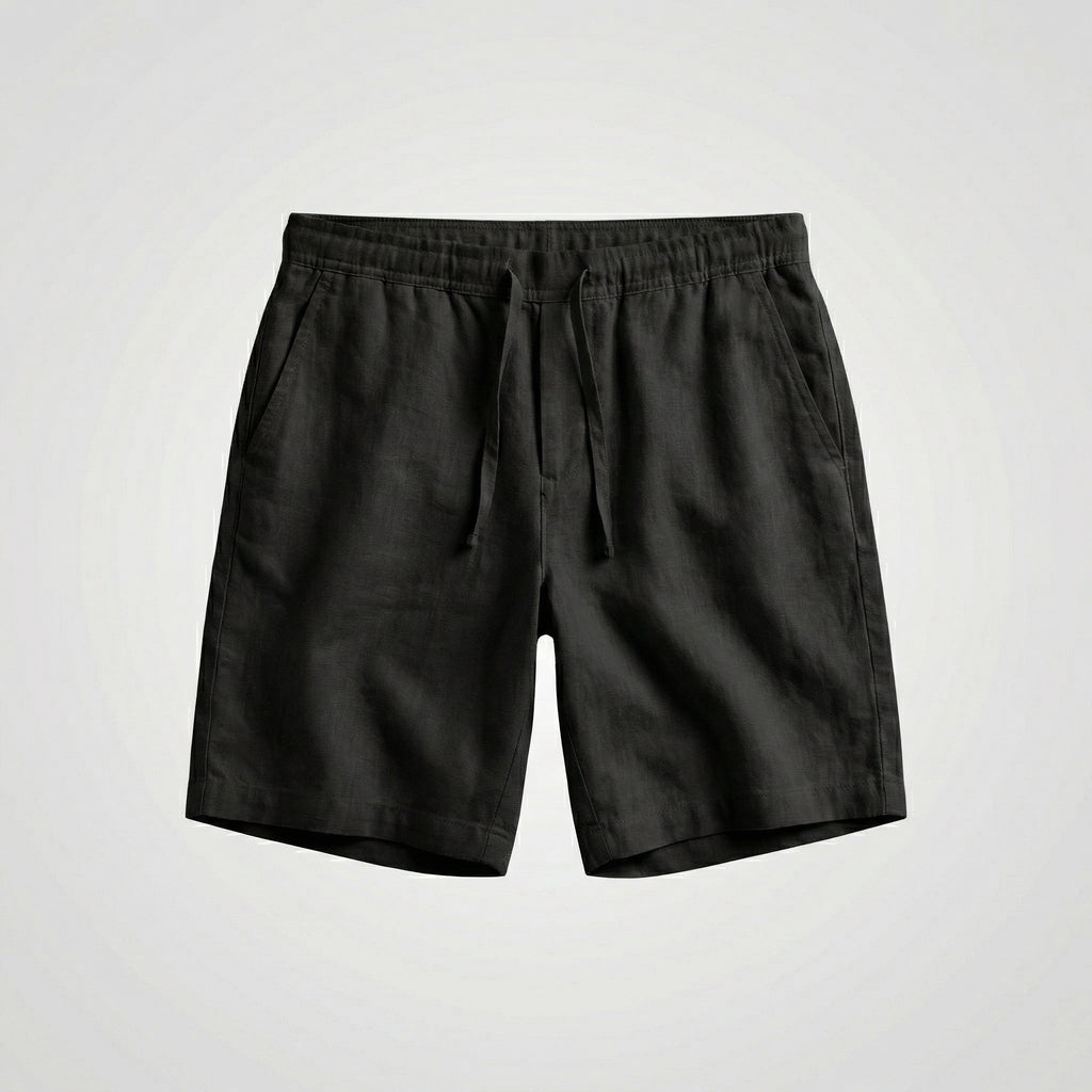 Zachary™ | Bermudas de lino con cintura elástica y cordón