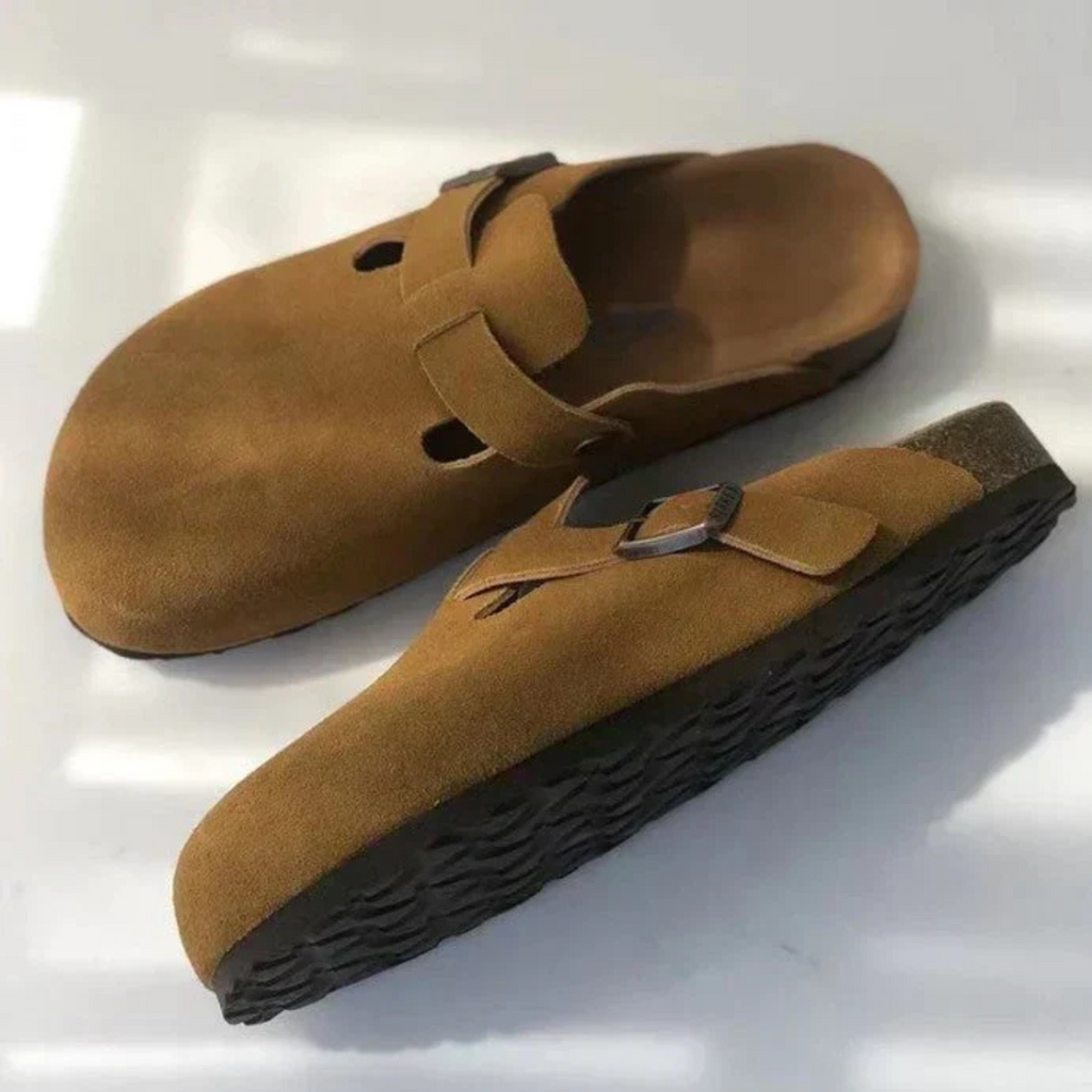 Lucas™ | Sandalias con plantilla de corcho y hebilla ajustable