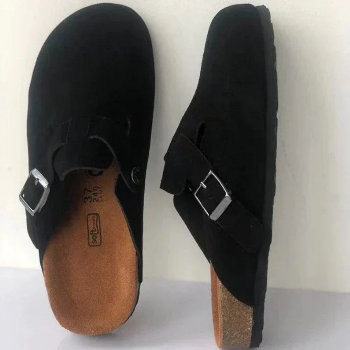 Lucas™ | Sandalias con plantilla de corcho y hebilla ajustable