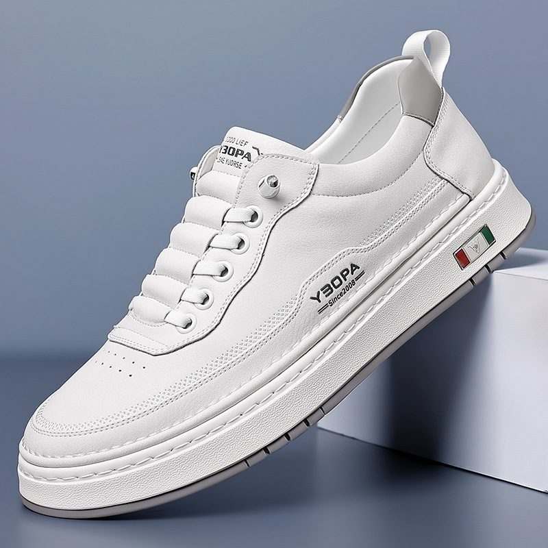 Quentin™ | Zapatillas casual de piel con suela acolchada