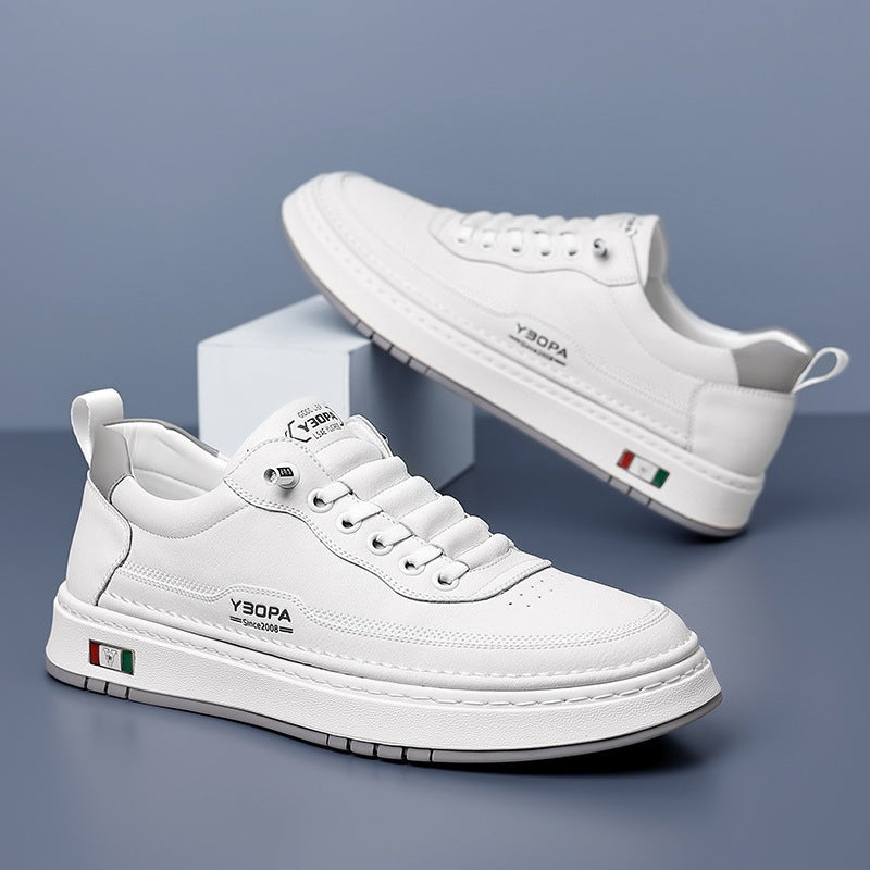 Quentin™ | Zapatillas casual de piel con suela acolchada