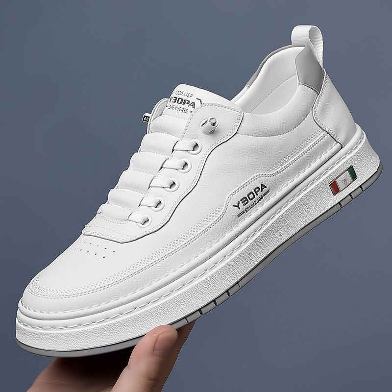 Quentin™ | Zapatillas casual de piel con suela acolchada