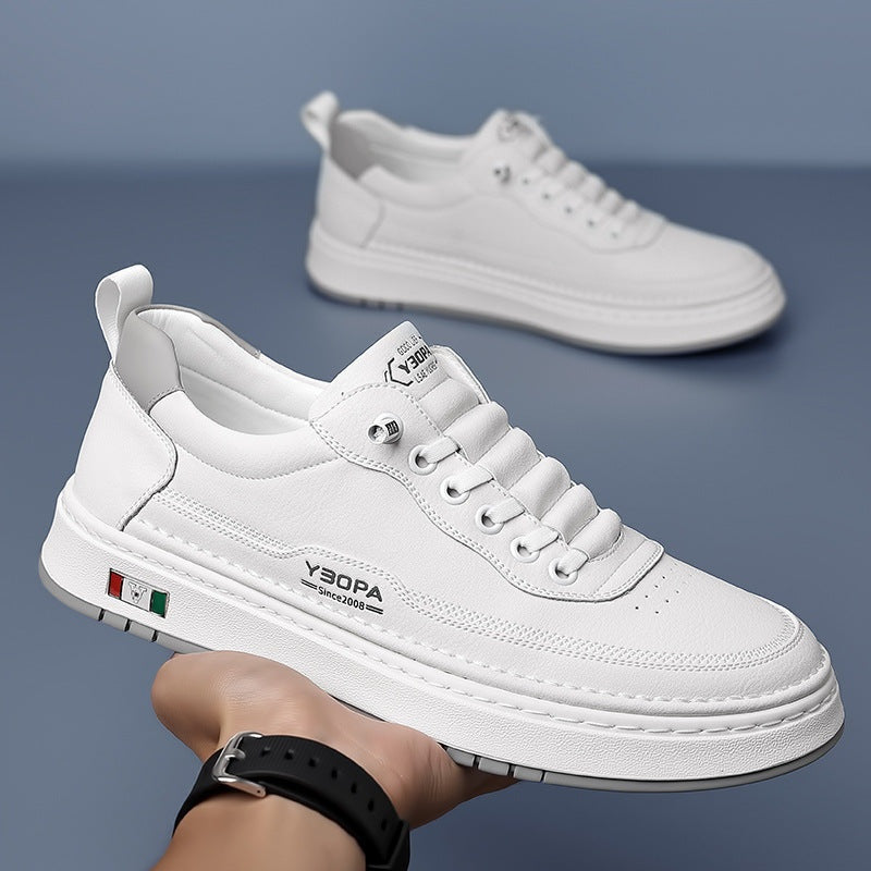 Quentin™ | Zapatillas casual de piel con suela acolchada