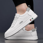 Quentin™ | Zapatillas casual de piel con suela acolchada