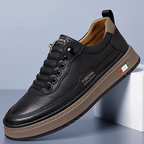 Quentin™ | Zapatillas casual de piel con suela acolchada