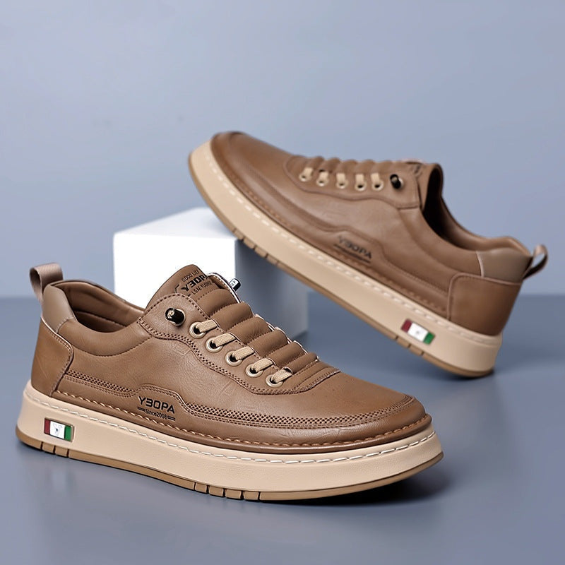 Quentin™ | Zapatillas casual de piel con suela acolchada