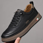 Quentin™ | Zapatillas casual de piel con suela acolchada
