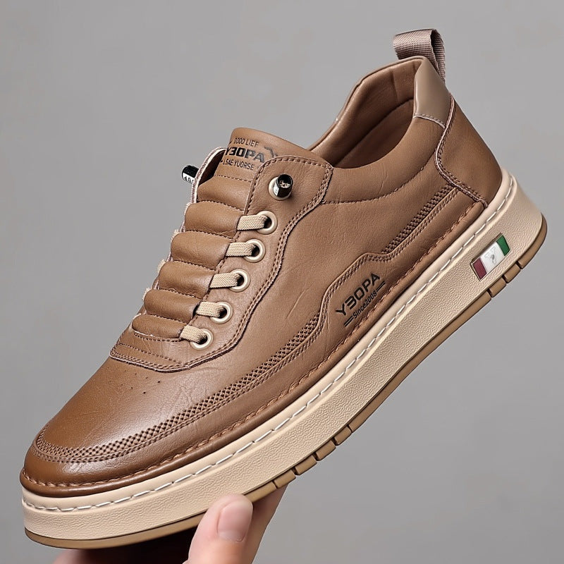 Quentin™ | Zapatillas casual de piel con suela acolchada