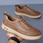 Quentin™ | Zapatillas casual de piel con suela acolchada