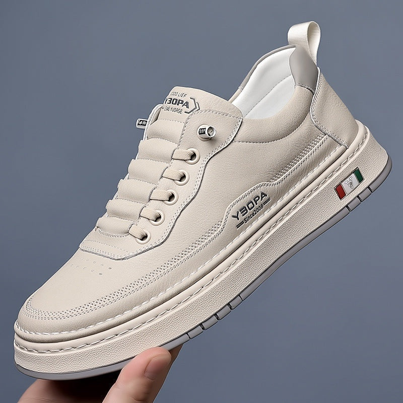 Quentin™ | Zapatillas casual de piel con suela acolchada