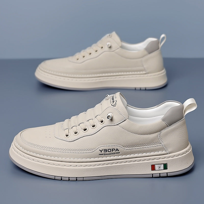 Quentin™ | Zapatillas casual de piel con suela acolchada