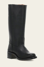 Erin™ | Botas cowboy de piel de caña alta con tacón