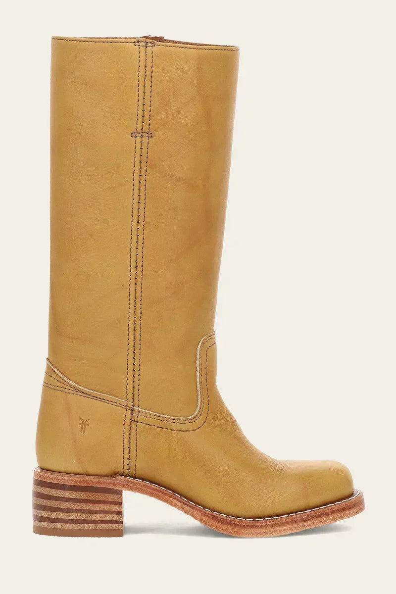 Erin™ | Botas cowboy de piel de caña alta con tacón