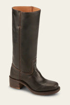 Erin™ | Botas cowboy de piel de caña alta con tacón