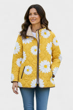 Olivia™ | Chaqueta acolchada de entretiempo con patchwork floral