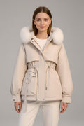 Delilah™ | Parka acolchada con capucha de pelo sintético
