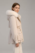 Delilah™ | Parka acolchada con capucha de pelo sintético