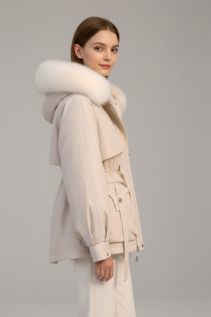 Delilah™ | Parka acolchada con capucha de pelo sintético