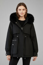 Delilah™ | Parka acolchada con capucha de pelo sintético