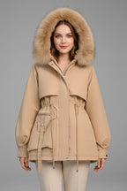 Delilah™ | Parka acolchada con capucha de pelo sintético