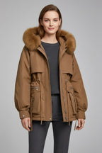 Delilah™ | Parka acolchada con capucha de pelo sintético