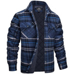 Ian™ | Sobrecamisa de franela de cuadros acolchada