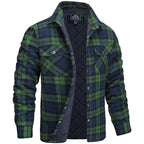 Ian™ | Sobrecamisa de franela de cuadros acolchada