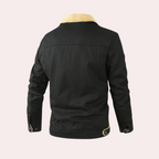 Walter™ | Chaqueta militar con forro de borreguito y bolsillos